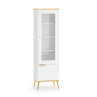 VITRINE Zora Weiß - Weiß, Holzwerkstoff (55/195/40cm) - Petits-meubles