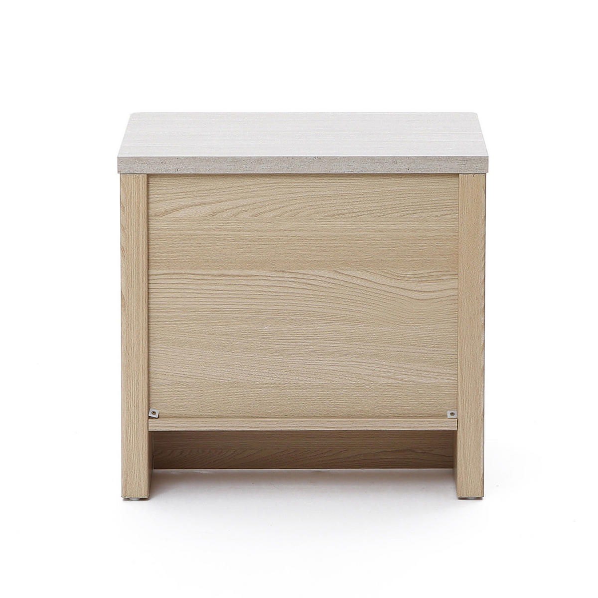 NACHTTISCH Modern mit Schublade & offenem Fach, Holzoptik | B53 x T45 x H50 cm - Braun, Holzwerkstoff (53/50/45cm) - Hometopia