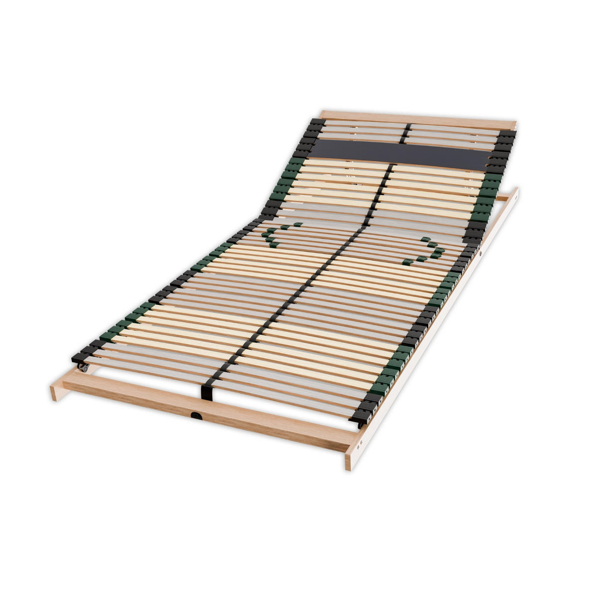 LATTENROST Rock Solid 100x200 cm bis 200Kg belastbar, 7 Zonen - Braun, Holz (100/200cm) - Sleepneo
