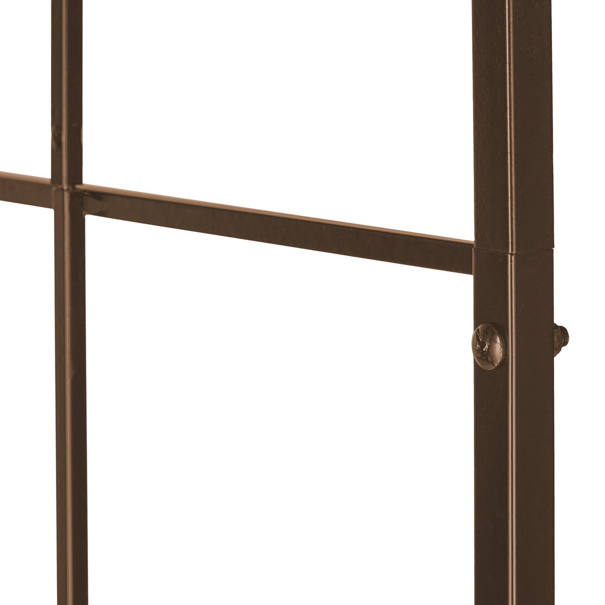 ROSENBOGEN - Braun, Metall (110/224/41cm) - Relaxdays