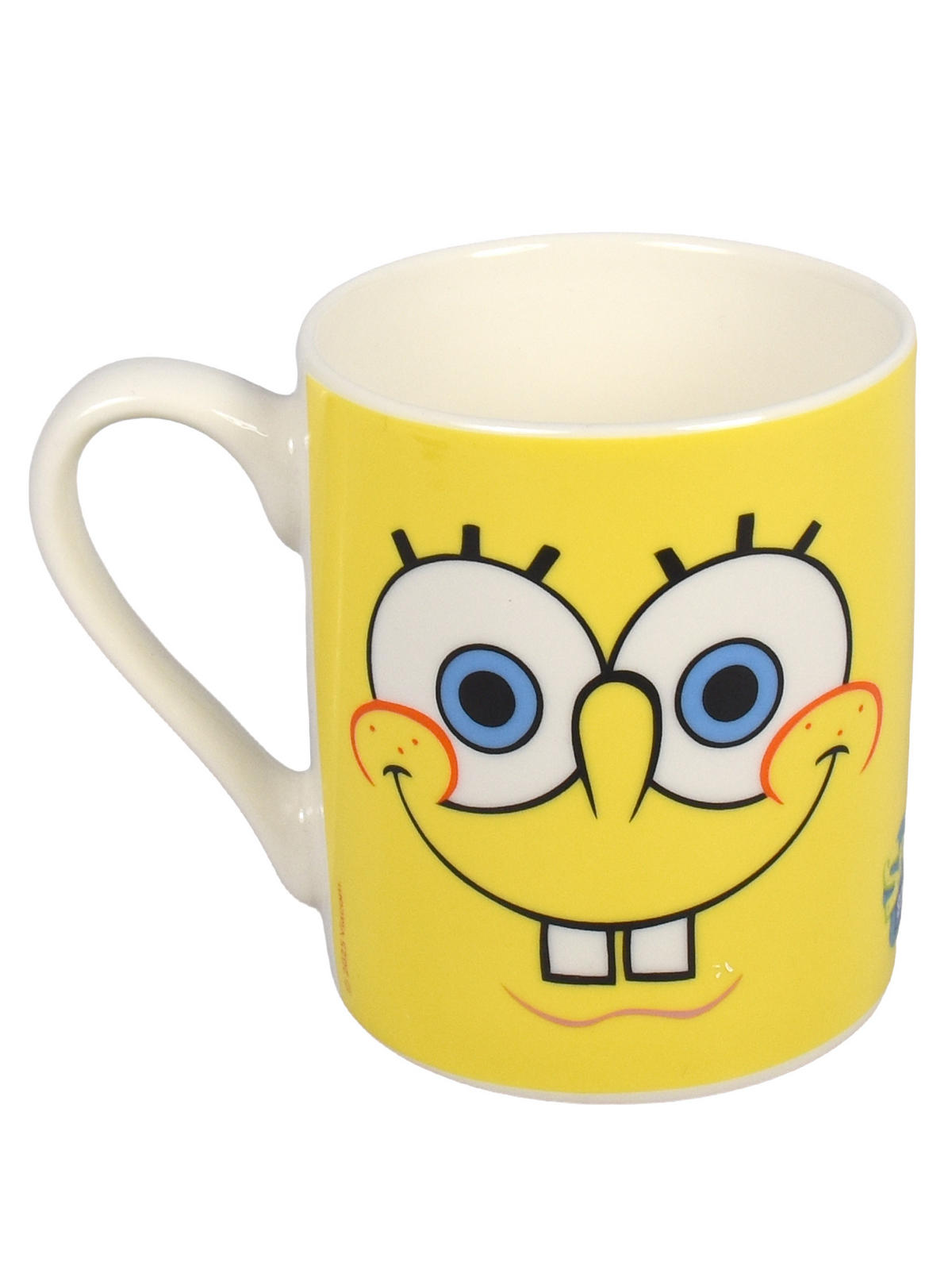 BECHER Spongebob Schwammkopf Smile Gelb 230 ml - Gelb, Keramik (0.23L)