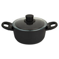 TOPF Schwarz 37/25/18 cm 750029210 - Schwarz, Metall (37cm) - Ballarini