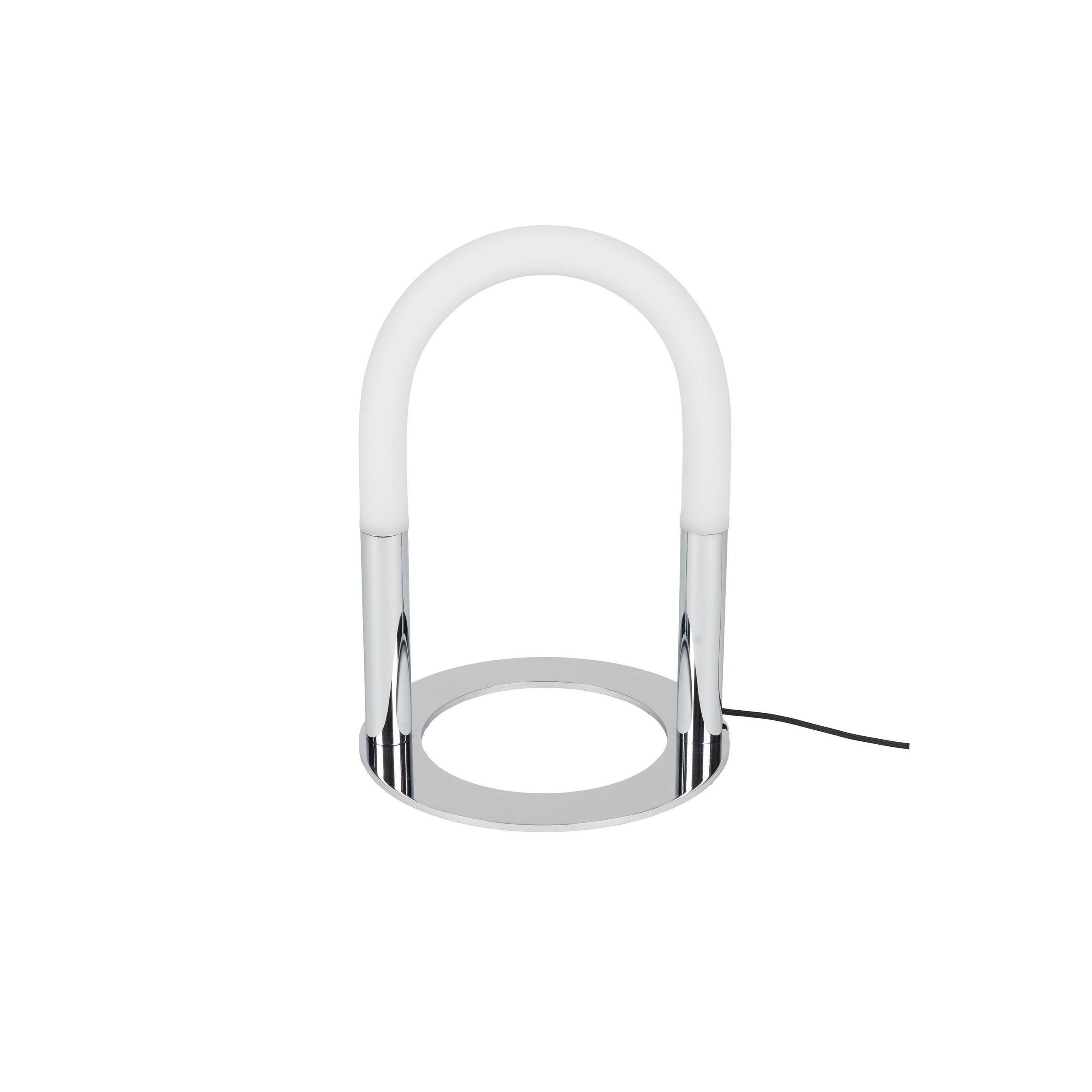 TISCHLAMPE Arch Chrom - Silberfarben, Metall (25/25/36.4cm) - Zuiver