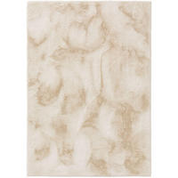 KUNSTFELL-TEPPICH Dave Cream 80x150 cm - Creme, Textil (80/150cm) - benuta Nest