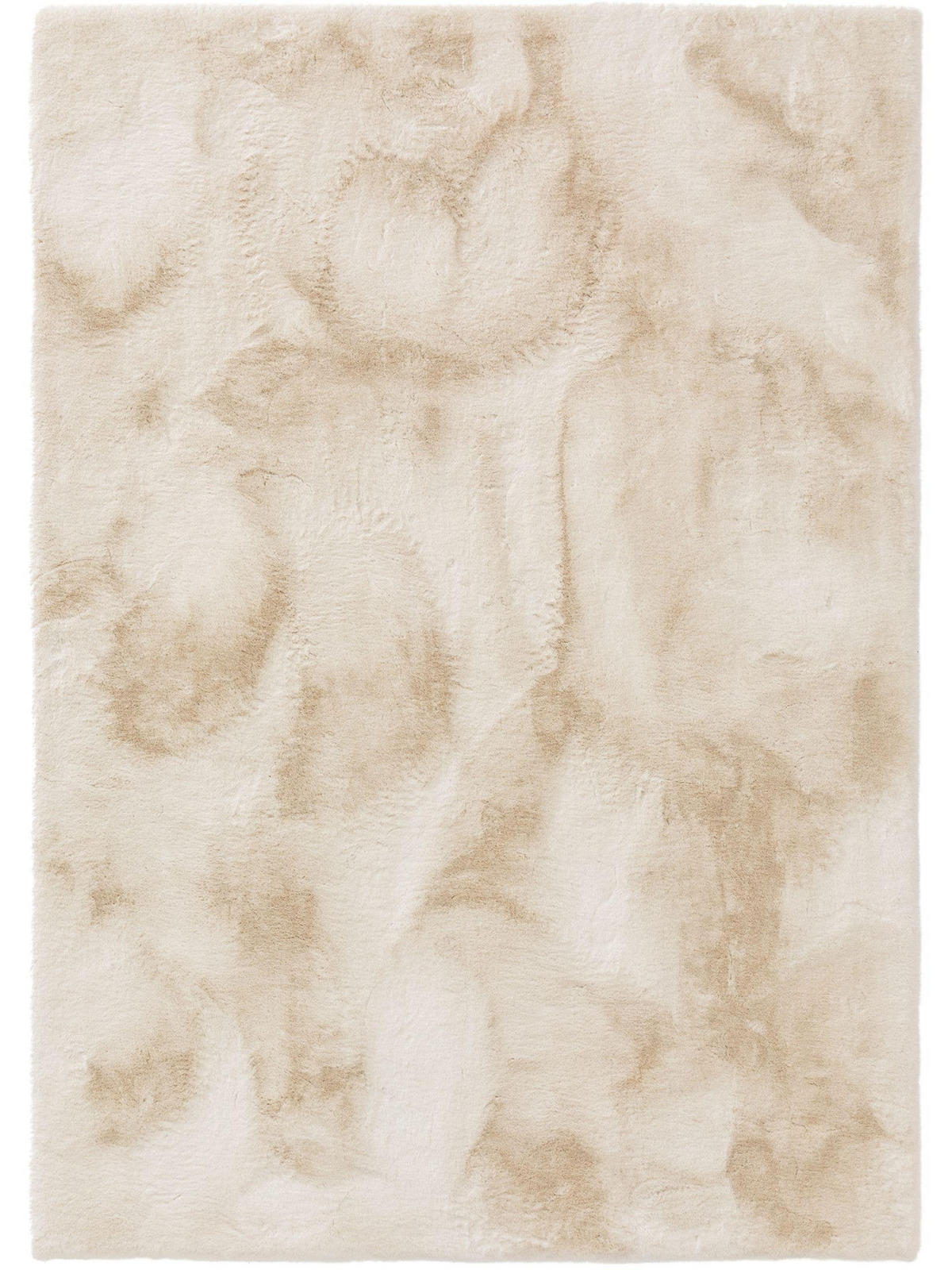 KUNSTFELL-TEPPICH Dave Cream 80x150 cm - Creme, Textil (80/150cm) - benuta Nest