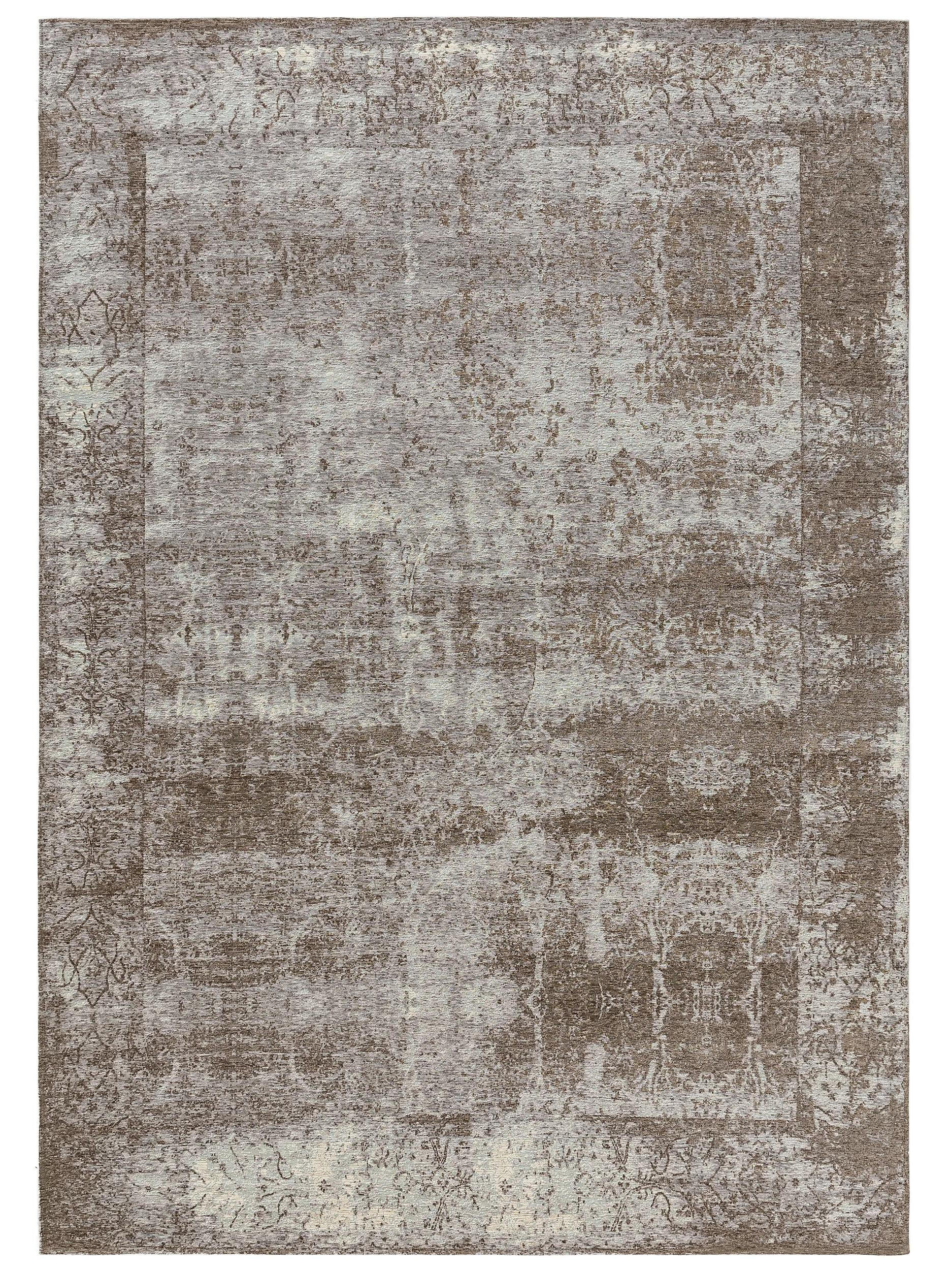 benuta Flachgewebeteppich Grau 80x165 cm