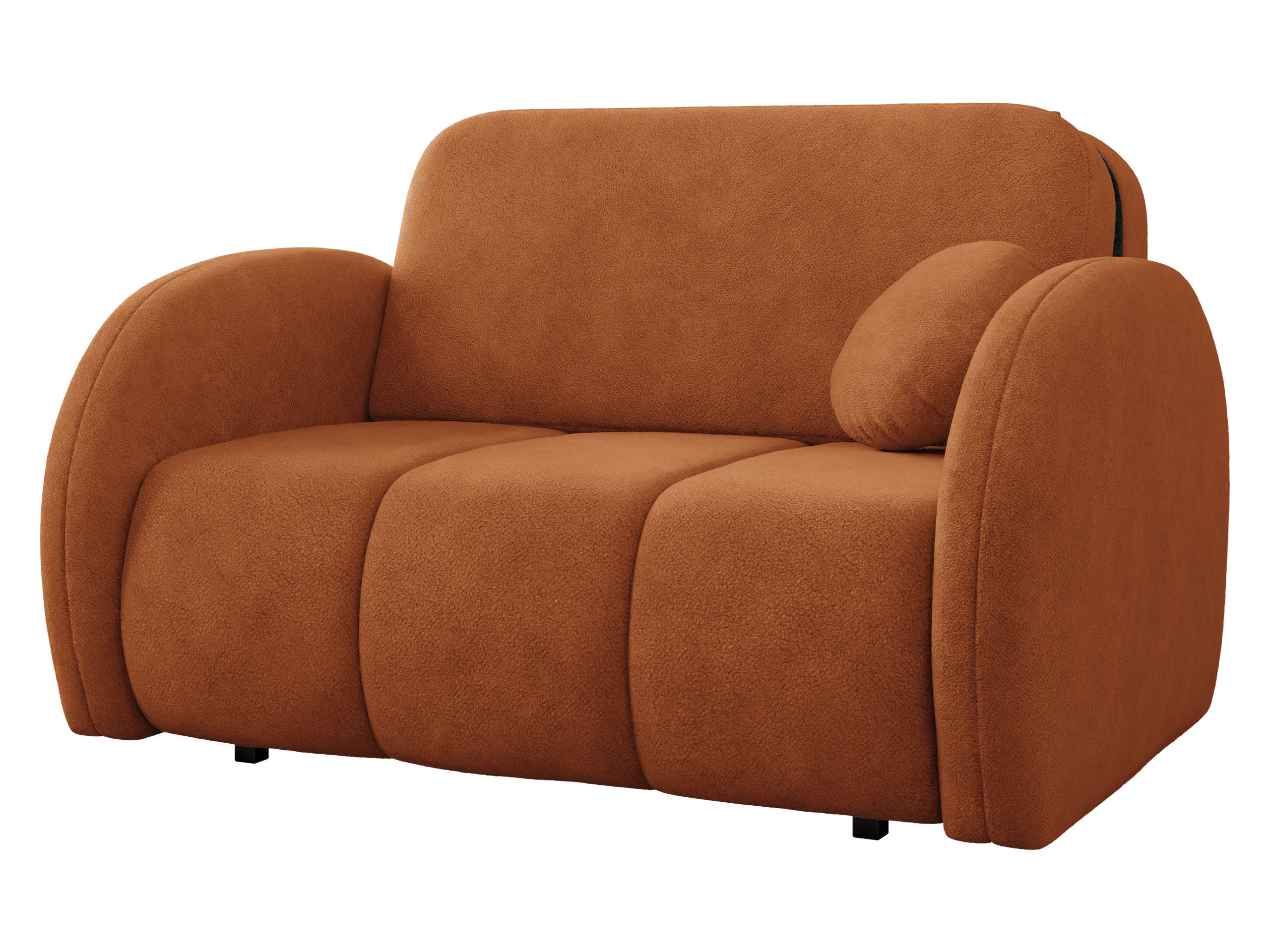 SCHLAFSOFA Viva Comfy II - Schwarz/Braun, Holz/Textil (132/85/103cm) - MIRJAN24