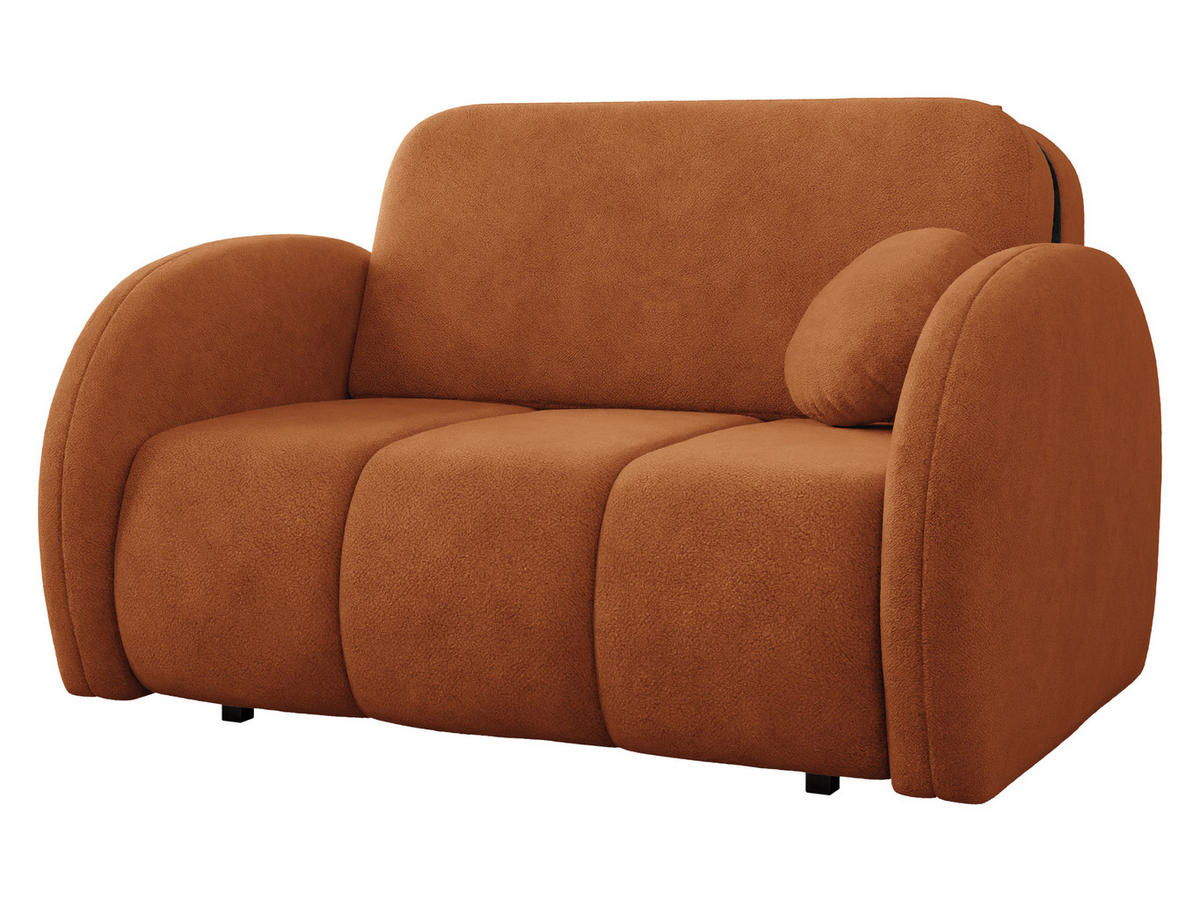 SCHLAFSOFA Viva Comfy II - Schwarz/Braun, Holz/Textil (132/85/103cm) - MIRJAN24
