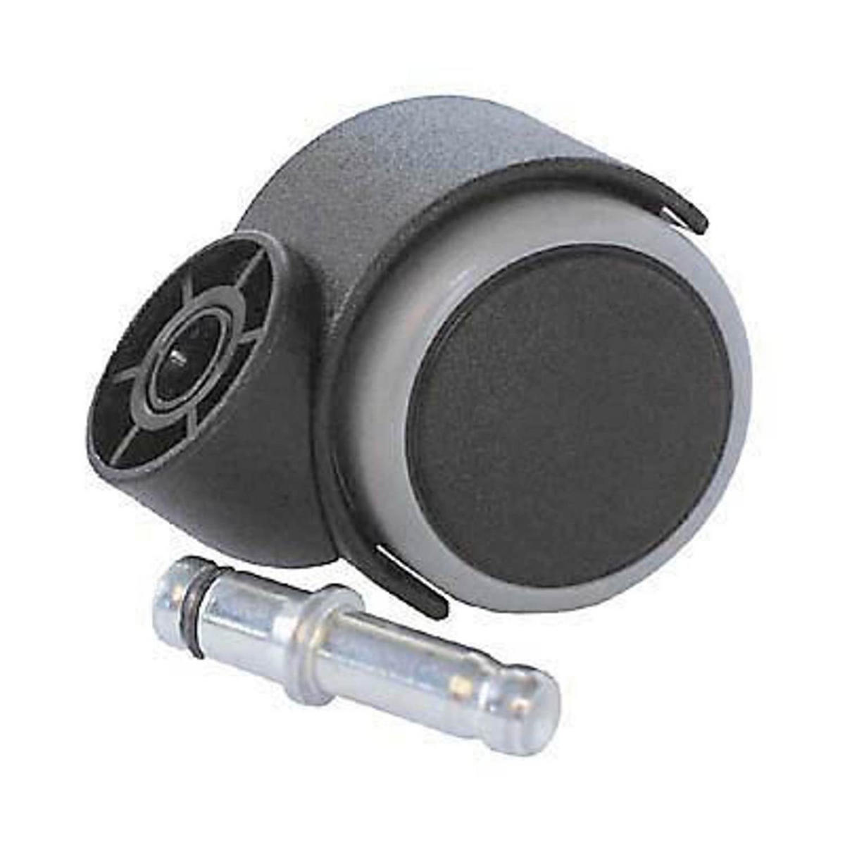 ROLLEN – universeller Ersatz für Stühle, geeignet für harte Böden wie Parkett und Fliesen - Schwarz, Textil (5/8/5cm) - Best For Home