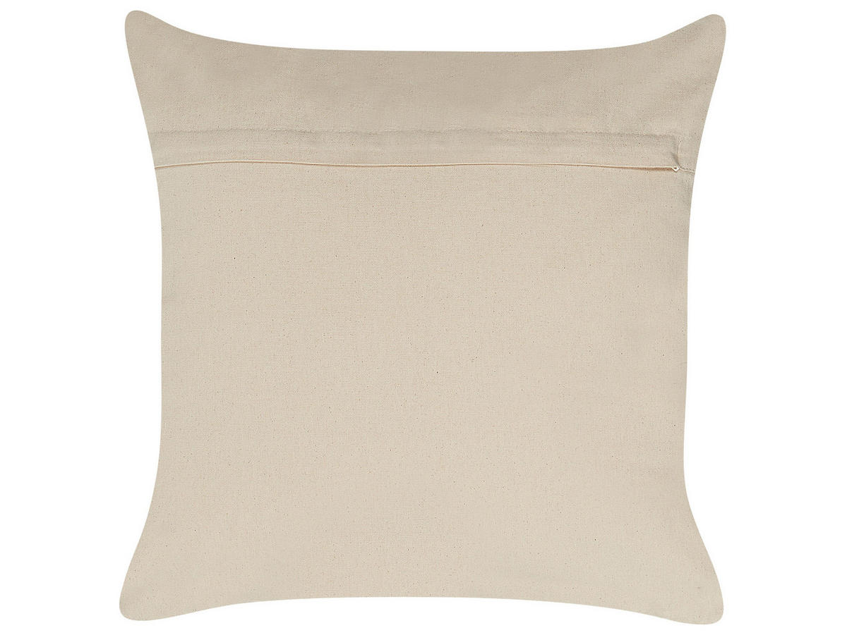 DEKOKISSEN 2er-Set Blau 50/50 cm Safi - Blau, Naturmaterialien/Textil (50/50cm) - Beliani