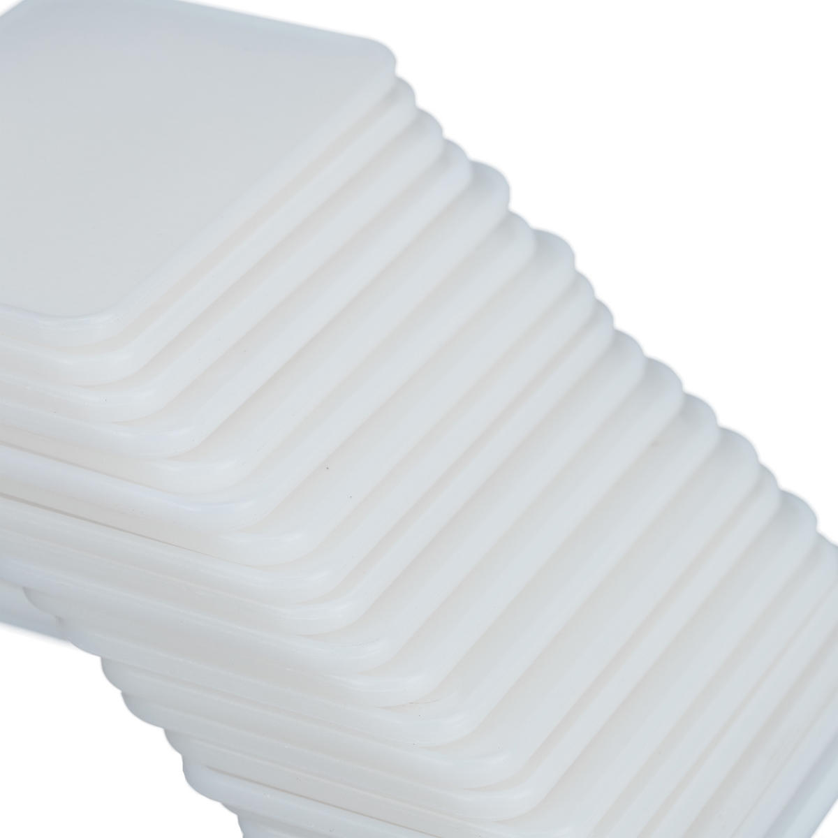 PFLANZSCHILDER Weiß 100er-Set beschriftbar - Weiß, Kunststoff (5.5/14.5/0.2cm) - Relaxdays
