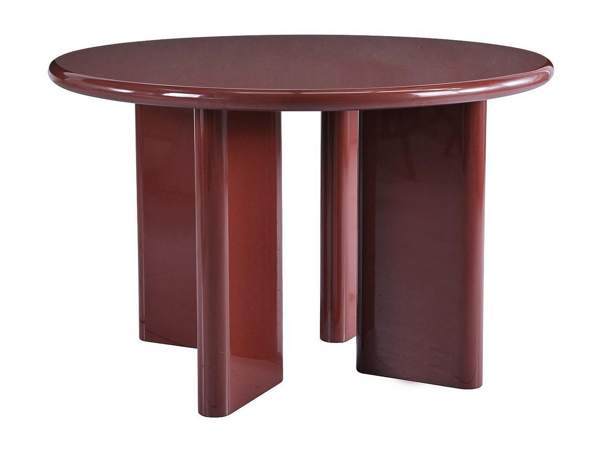 ESSTISCH - 4 Personen - holz - bordeaux Lukavo - Bordeaux, Holz (120/120/76cm) - Vente-Unique