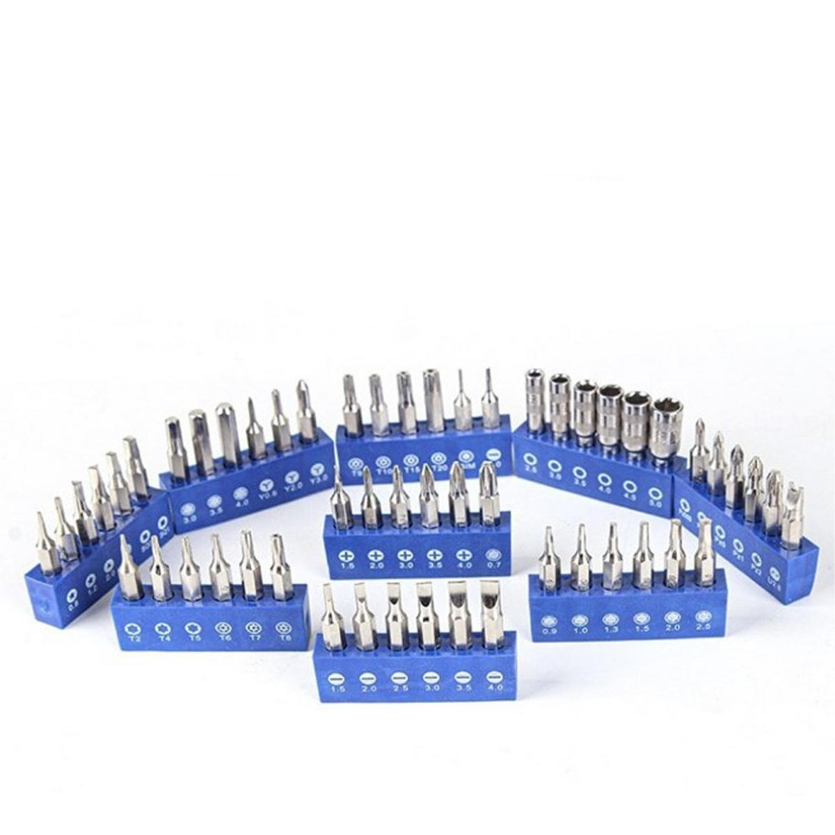 SCHRAUBENDREHER-SET-DIY,58-IN-1 Schraubendreher-Set - Blau, Metall (19.4/10/2.6cm) - LIBRATON