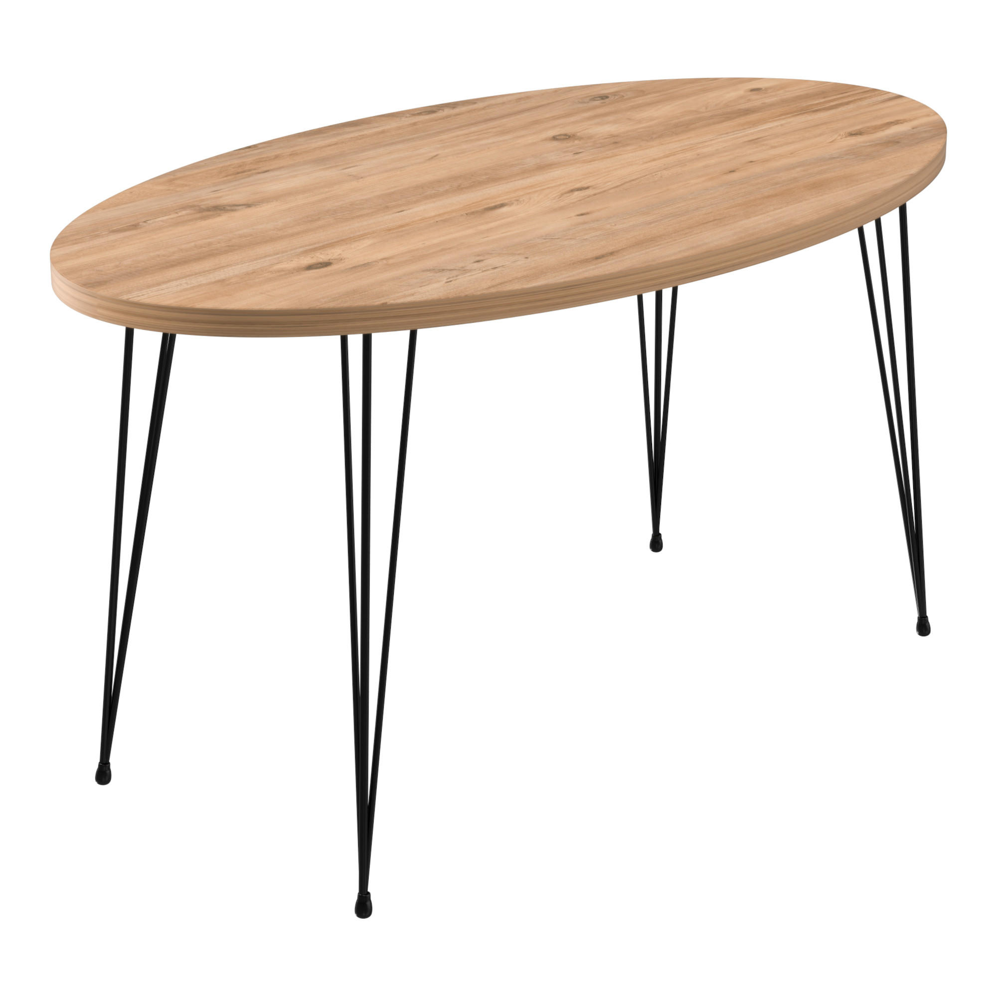 COUCHTISCH Skævinge 90/50/43 - Braun, Metall (50/90/43cm) - [en.casa]