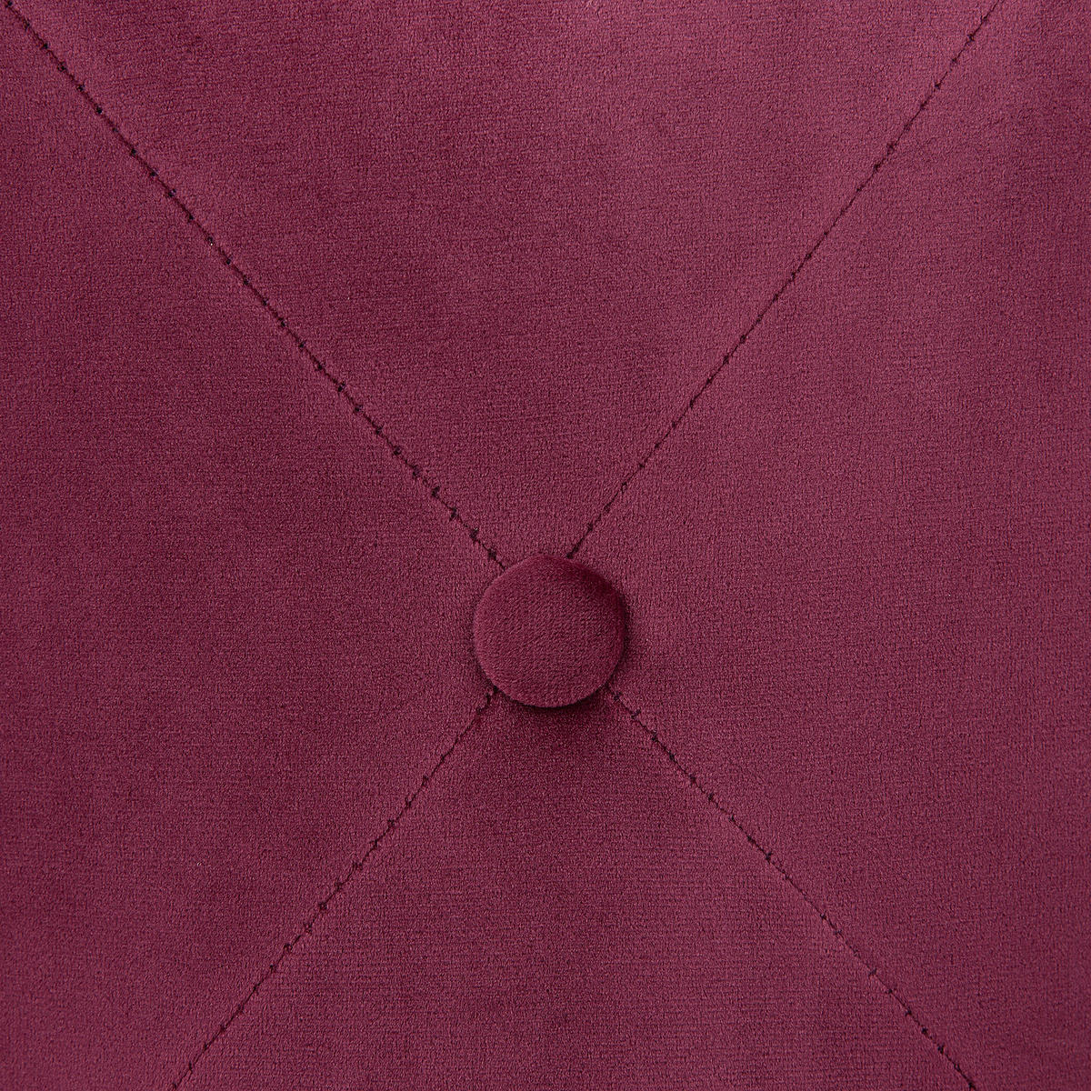 POUF Corolla 40/40/40 cm - Rot, Textil (40/40/40cm) - Beliani