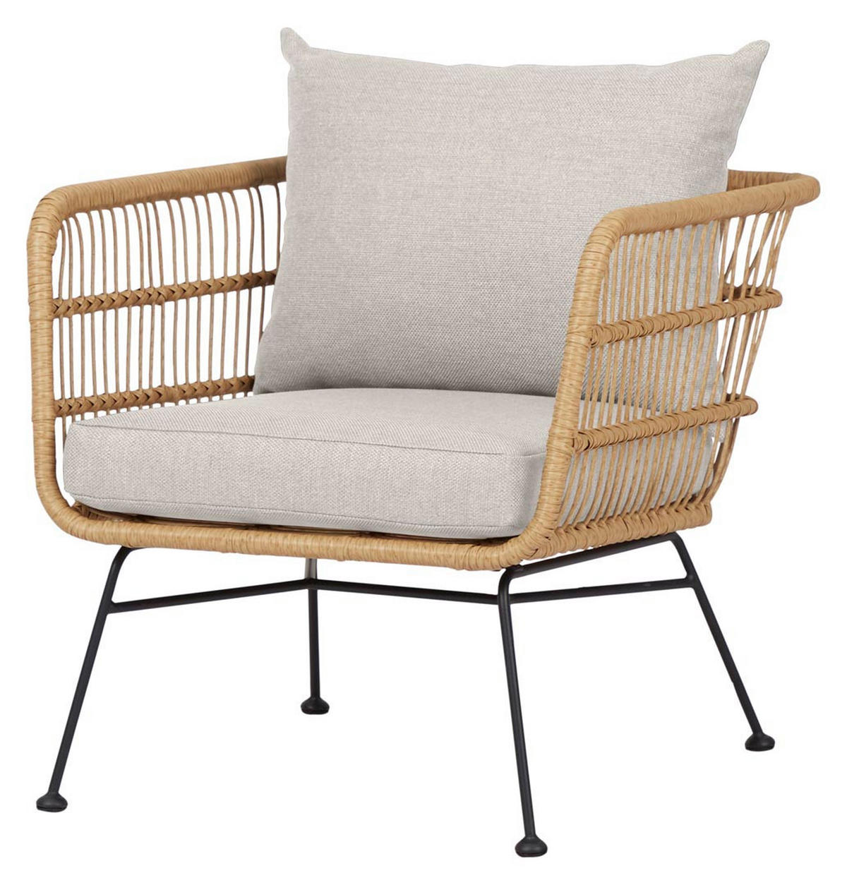 GARTENSTUHL 2er Set Beige - Beige, Metall (68/65/72cm) - ebuy24