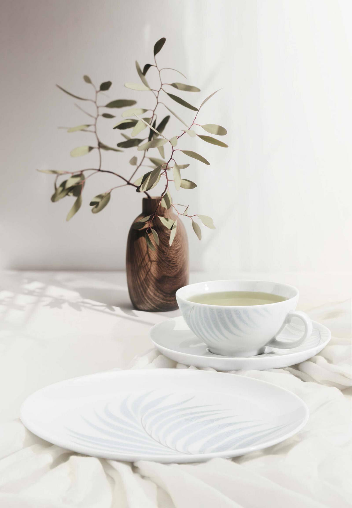 TEESERVICE Liberty Mediterranean weiß-blau 18er Set - Blau/Weiß, Keramik (20.6/28.4/20.6cm) - Seltmann Weiden