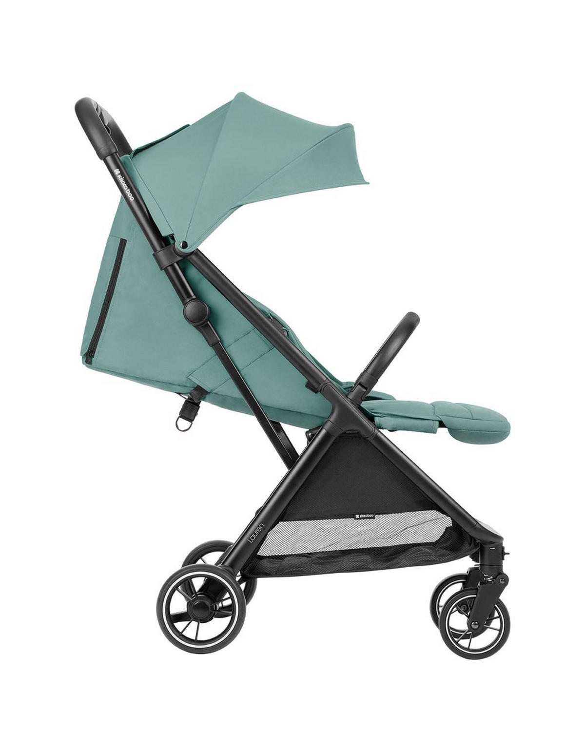 BUGGY Lauren grün verstellbar faltbar Aluminiumrahmen bis 22 kg - Grün, Metall (66/53/105cm) - Kikka boo
