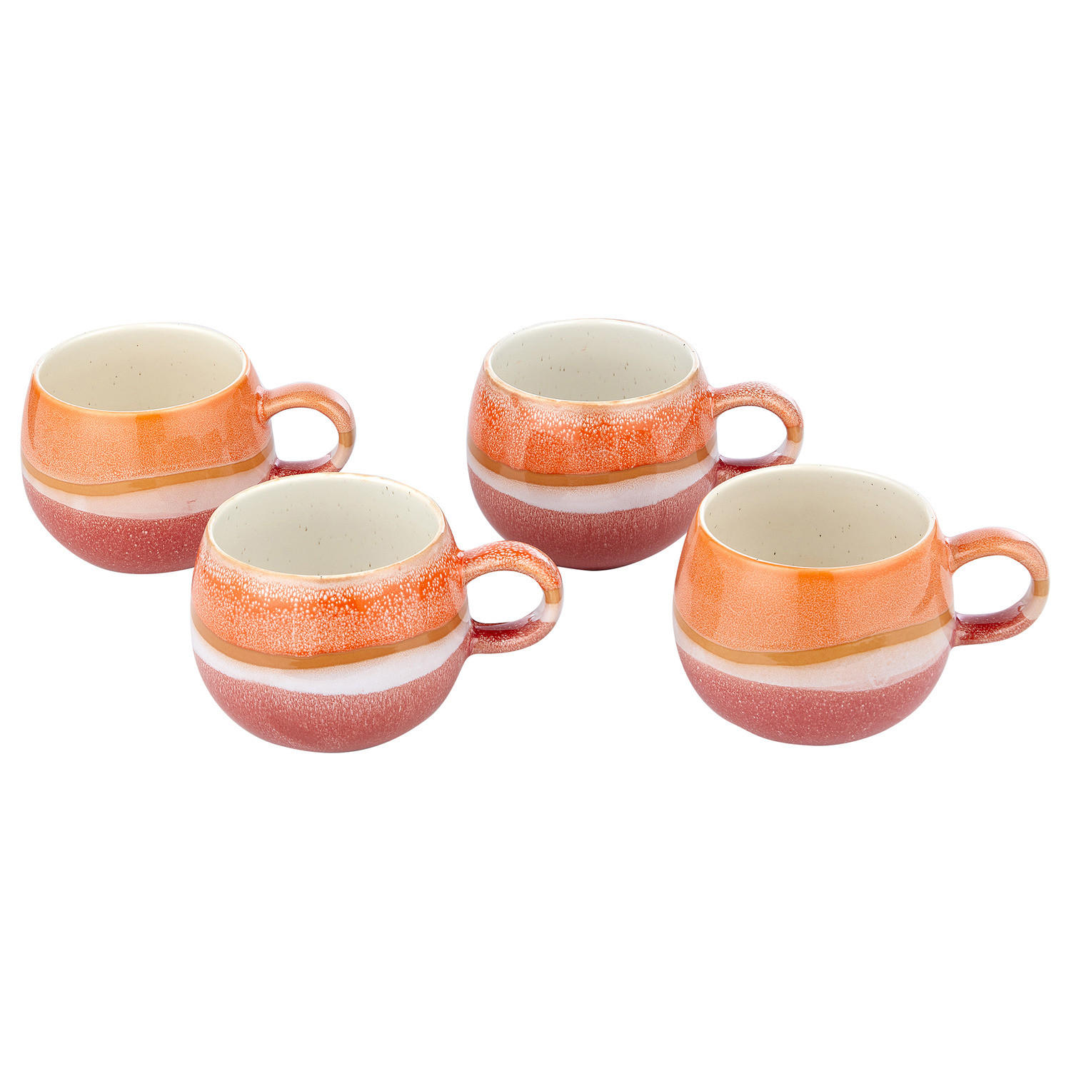 TASSEN 4er-Set Medley 470 ml - Orange, Keramik (0.47L) - Butlers