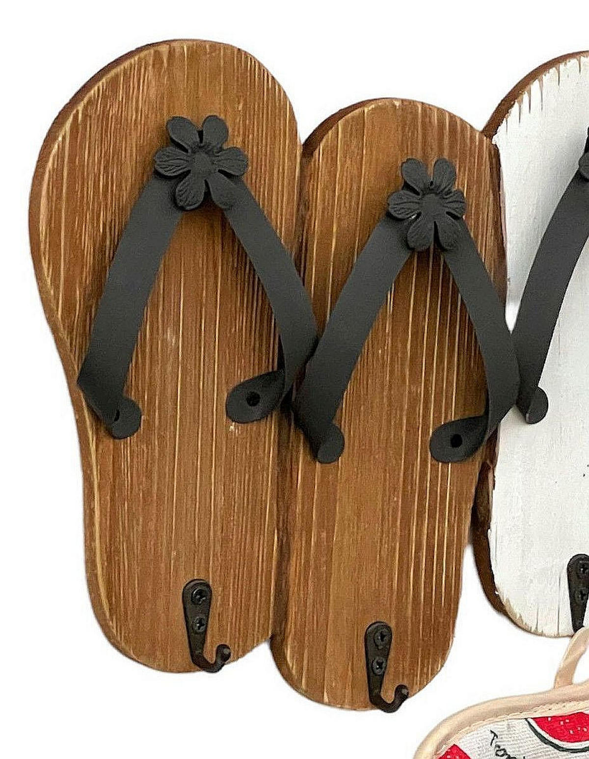 HAKENLEISTE Sandalen MR91 60 cm - Weiß, Holz (60/24/4.5cm) - DanDiBo