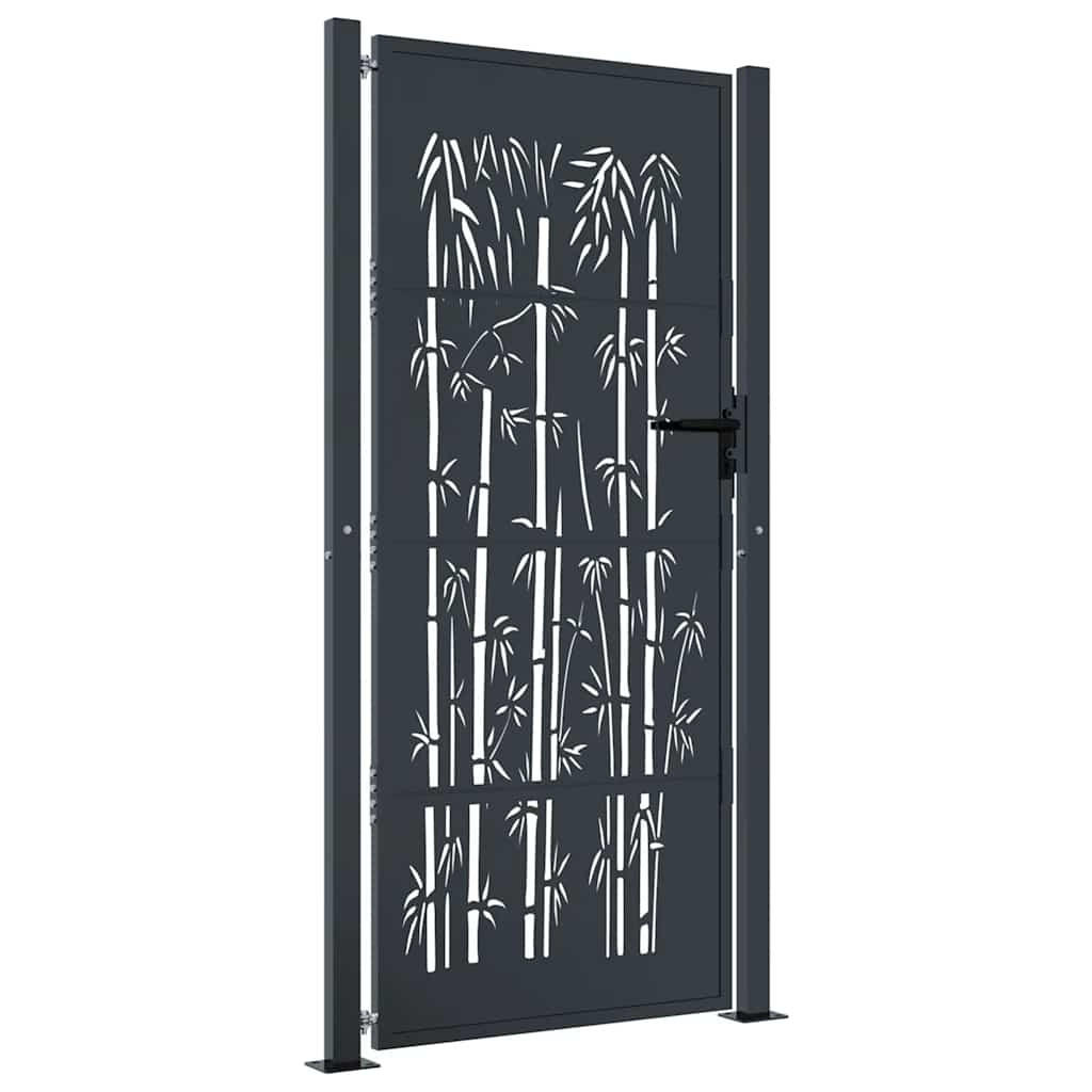 vidaXL Gartentor Anthrazit 105x180 cm