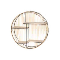 WANDREGAL Rattan Ø 50 cm - Braun, Naturmaterialien (50/50/12cm)