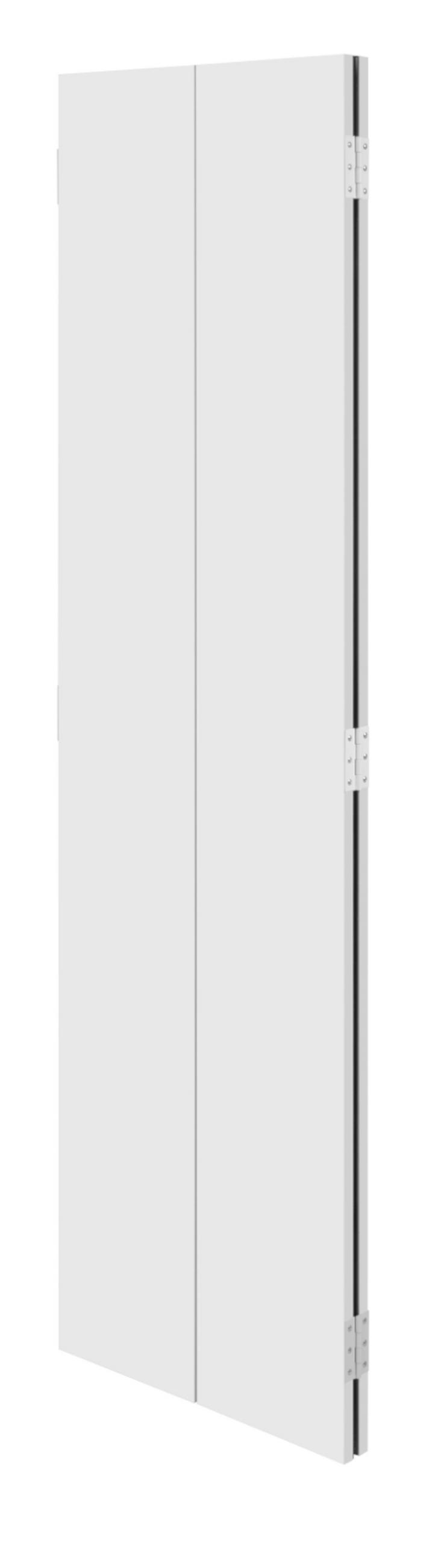 SPIEGEL weiß 3-teilig 91 x 160 cm, Garderobenspiegel klappbar - Weiß, Glas/Holzwerkstoff (45/190/4cm) - Furn.Design