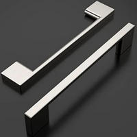 MÖBELGRIFF Silber 10er-Set 128 mm Edelstahl - Silberfarben, Metall (8.5/2.7/15.5cm)