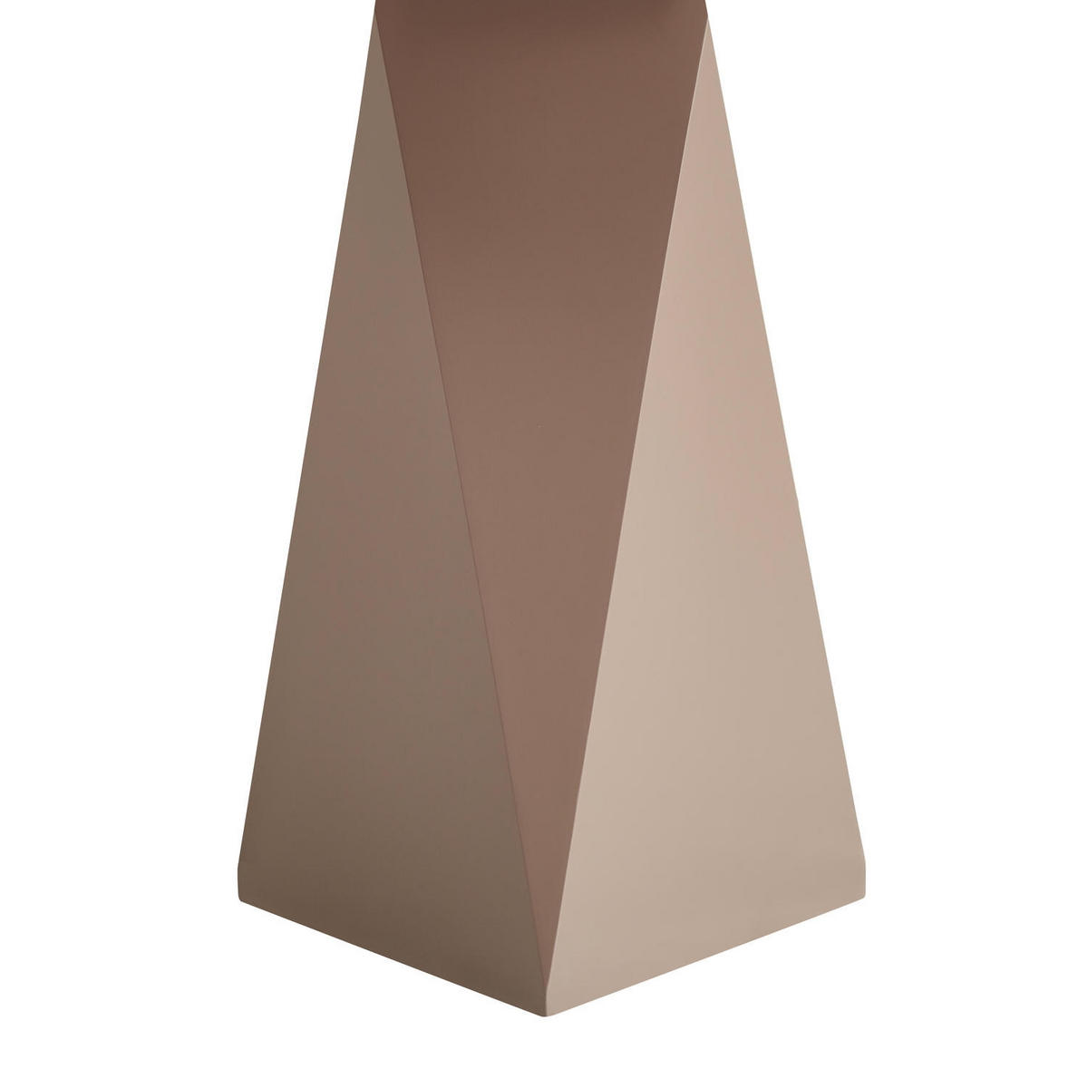 COUCHTISCH rund Mocha Mousse 50/50/50 cm - Hellbraun/Rotbraun, Holzwerkstoff (50/50/50cm) - Furnhouse