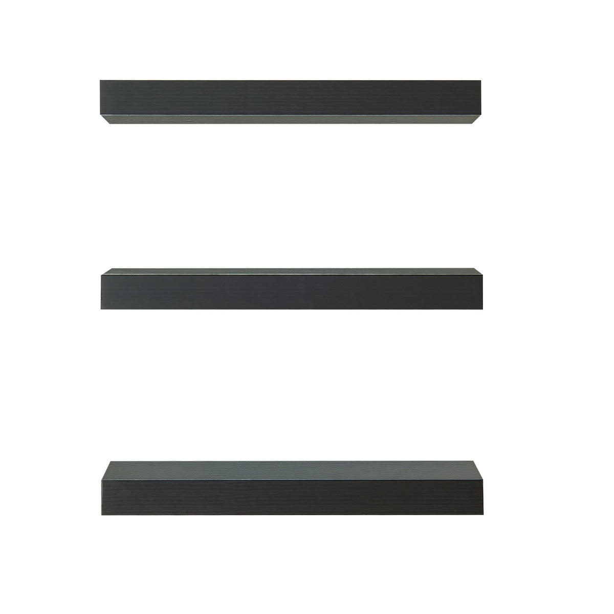 Schwarz, Holzwerkstoff/Metall (38/3.5/17cm) - [en.casa]