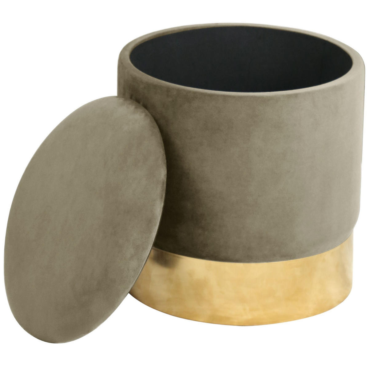 POLSTERHOCKER Beige 39/40/39 - Beige, Textil (39/40/39cm) - RAUMHIRSCH FURNITURE