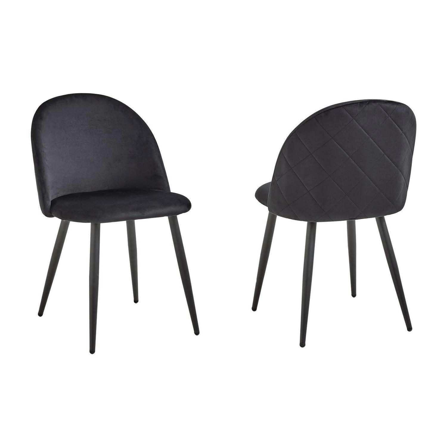 XXXLutz Esszimmerstuhl Schwarz 43x80x47.5 cm