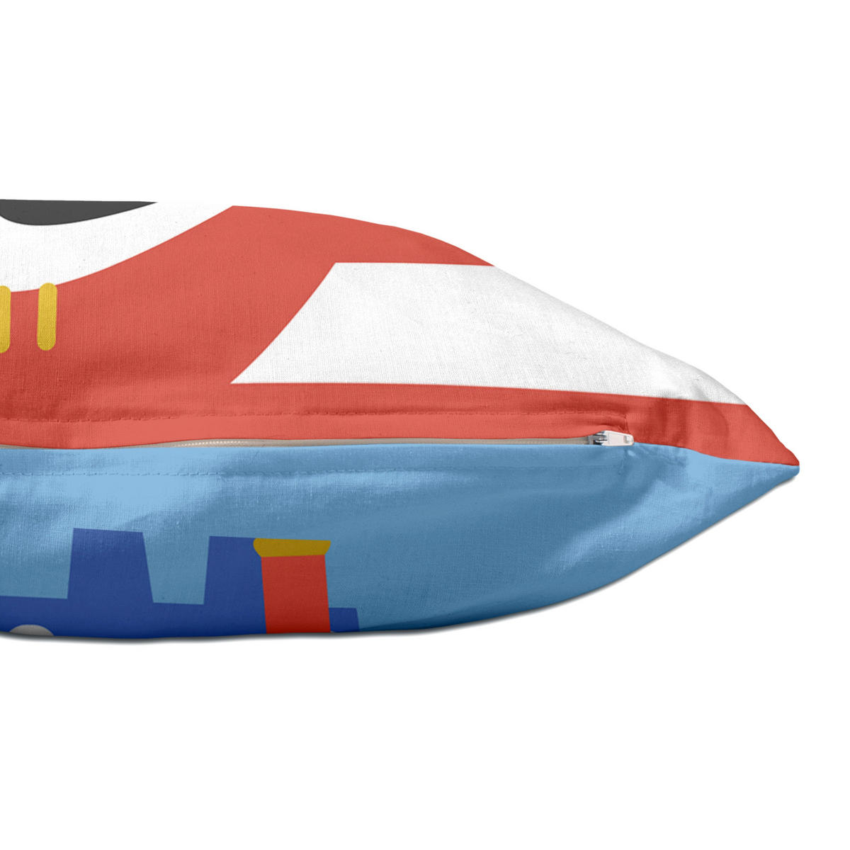 KISSENBEZUG lighthouse 50x30 cm mehrfarbig - Multicolor, Textil (50/30cm) - Happy Friday