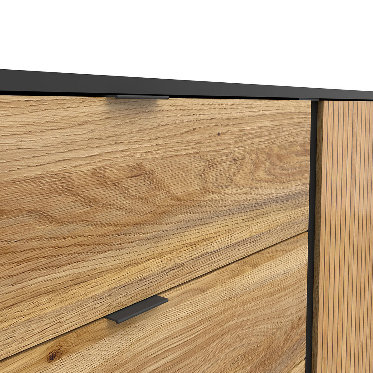 SIDEBOARD Pia Holz - Braun, Holzwerkstoff (143/76/39cm) - Petits-meubles