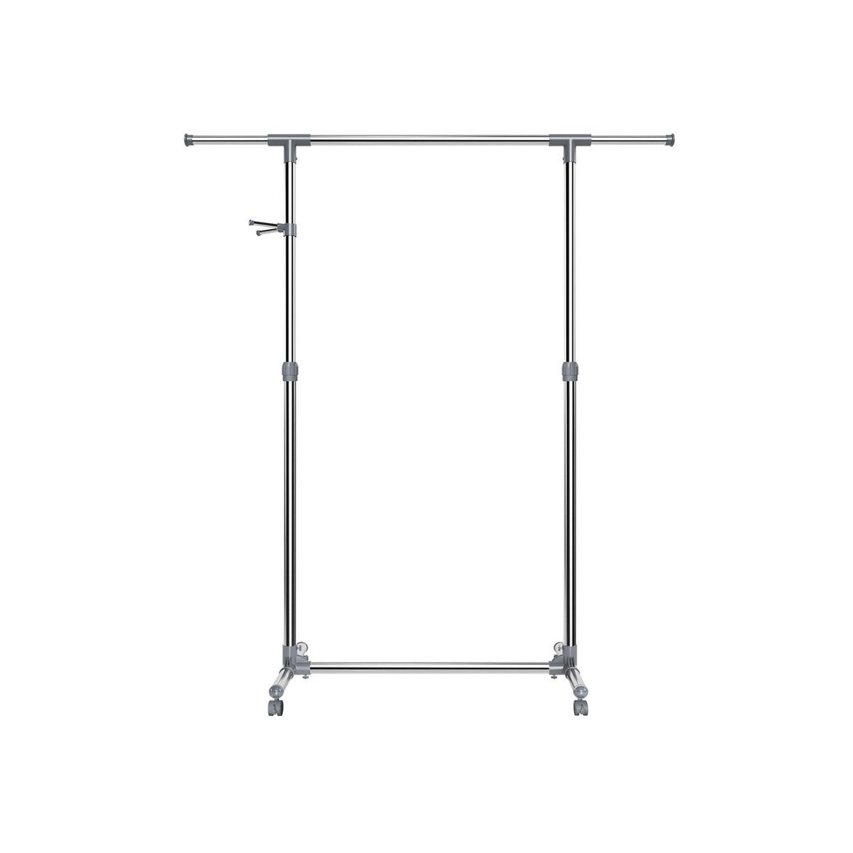 KLEIDERSTÄNDER - Grau, Metall (44/165/150cm) - Hansiro