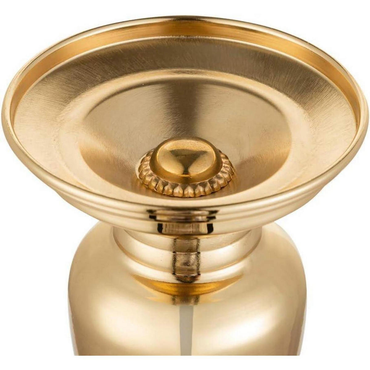 KERZENSTÄNDER 3er Set Gold Metall - Goldfarben, Metall (9.3/11.4/9.3cm)