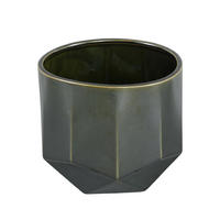 TOPF Kaima Grün 18/18/16cm - Grün, Keramik (16cm) - PTMD Collection