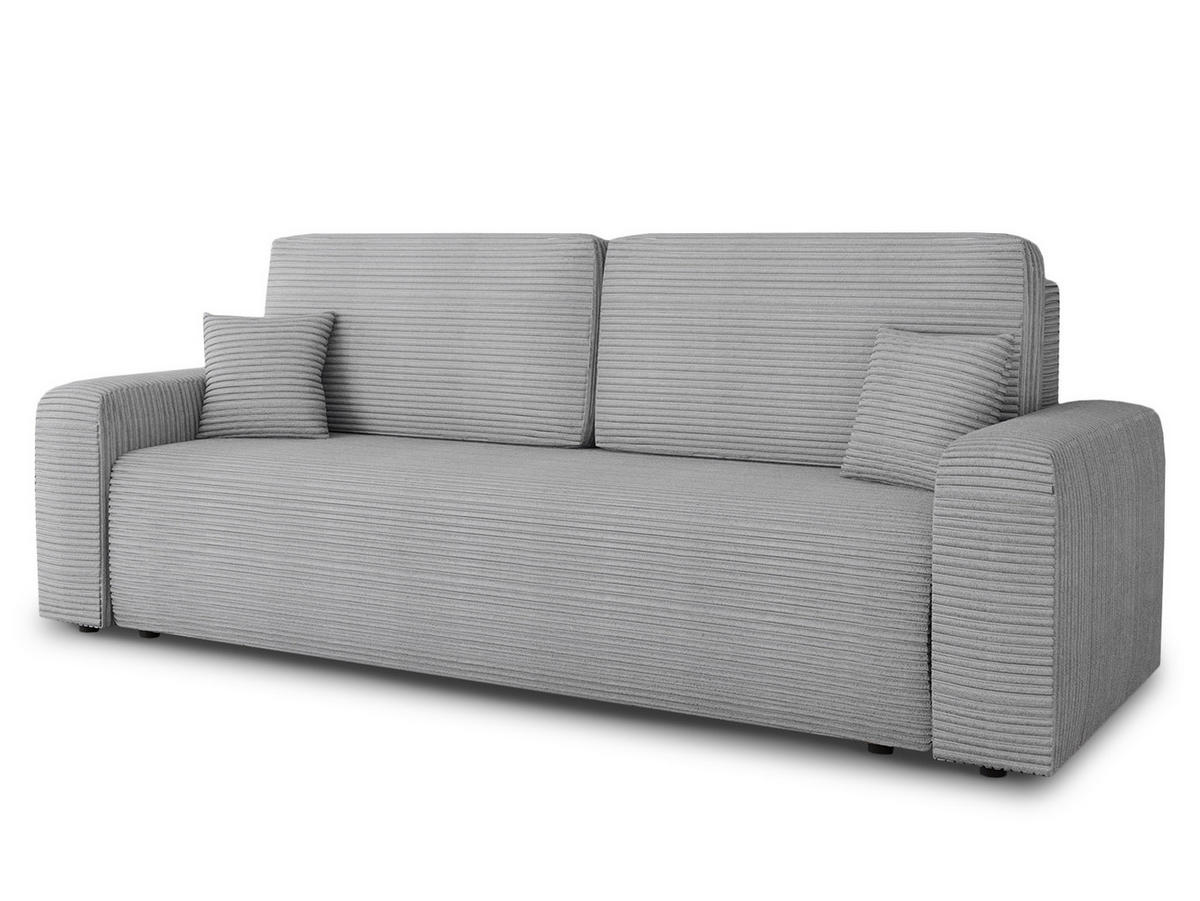 SCHLAFSOFA Spark - Schwarz/Grau, Holz/Kunststoff (236/90/95cm) - Sofnet