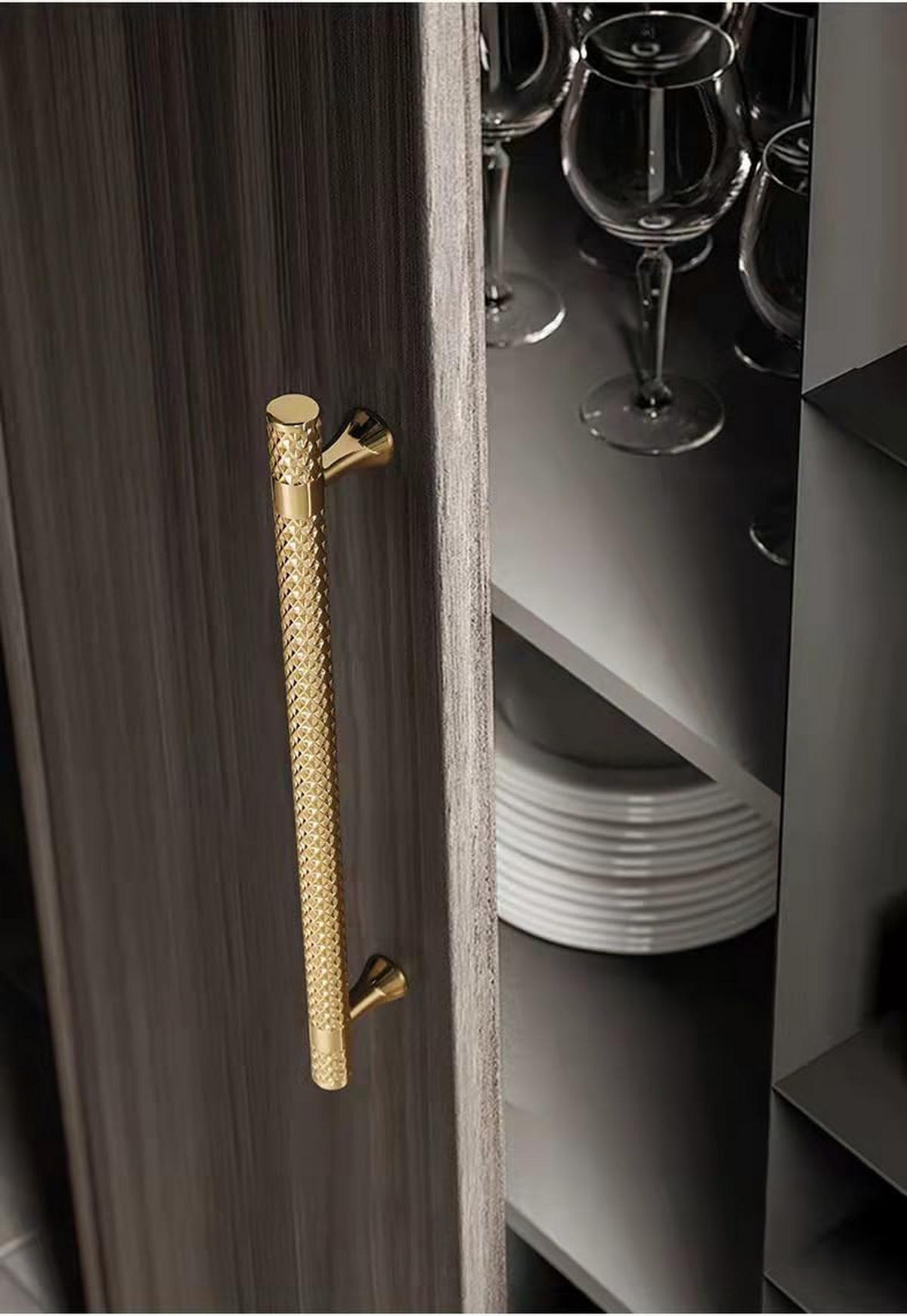 MÖBELGRIFF Gold 2er-Set 192 mm Zinklegierung - Goldfarben, Metall (1.2/3/23.4cm)