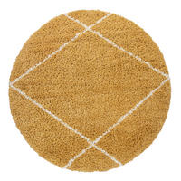 HOCHFLORTEPPICH 120/120 cm Kalmar 442 - Gelb, Textil (120/120cm) - Paco Home