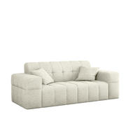 SOFA 2 Sitzer NIMES Stoff Perfect Harmony Creme - Creme, Holz/Kunststoff (183/82/92cm) - Kaiser Möbel