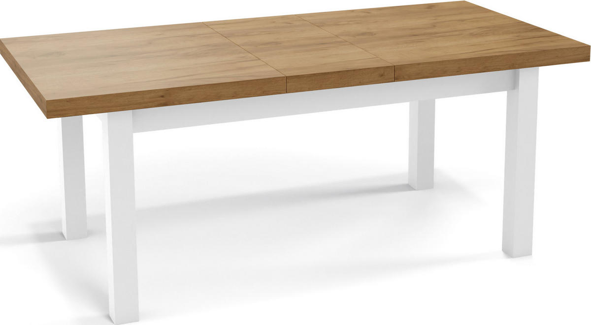 ESSTISCH Avena rechteckig ausziehbar, Wotan Eiche 200/100/78 - Eiche Wotan/Braun, Holz/Holzwerkstoff (100/300/78cm) - WFL GROUP
