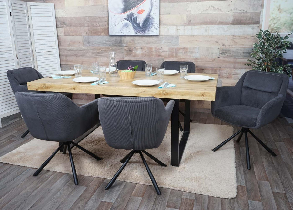 ESSZIMMERSTUHL Grau - Grau, Textil (65/83/57cm) - MCW