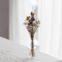 TROCKENBLUMENSTRAUSS Mini Wildblume - lila - Lila, Naturmaterialien (30cm) - Lykke & You