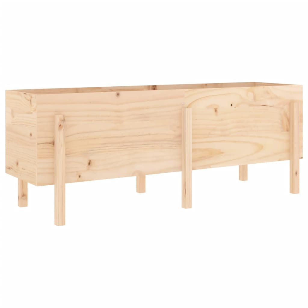 HOCHBEET 160x50x57 cm Massivholz Kiefer - Braun, Holz (50/57/160cm) - furnicato