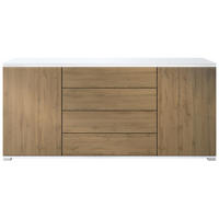 SIDEBOARD Faro Eiche Evoke - Eiche San Remo, Holzwerkstoff (166.5/75.5/35cm) - Vladon