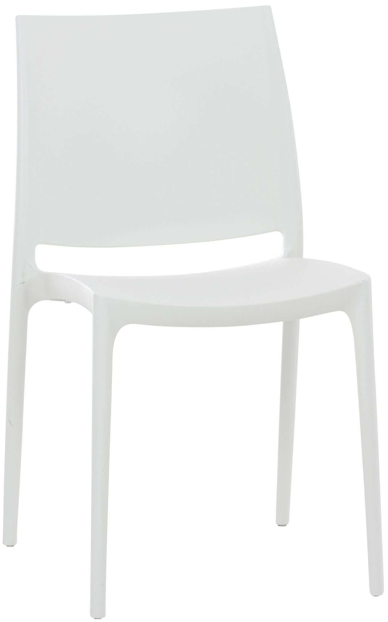 STUHL Maybrit weiß - Weiß, Kunststoff (44/81/50cm) - TPFGarden
