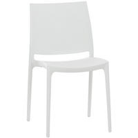 STUHL Maybrit weiß - Weiß, Kunststoff (44/81/50cm) - TPFGarden