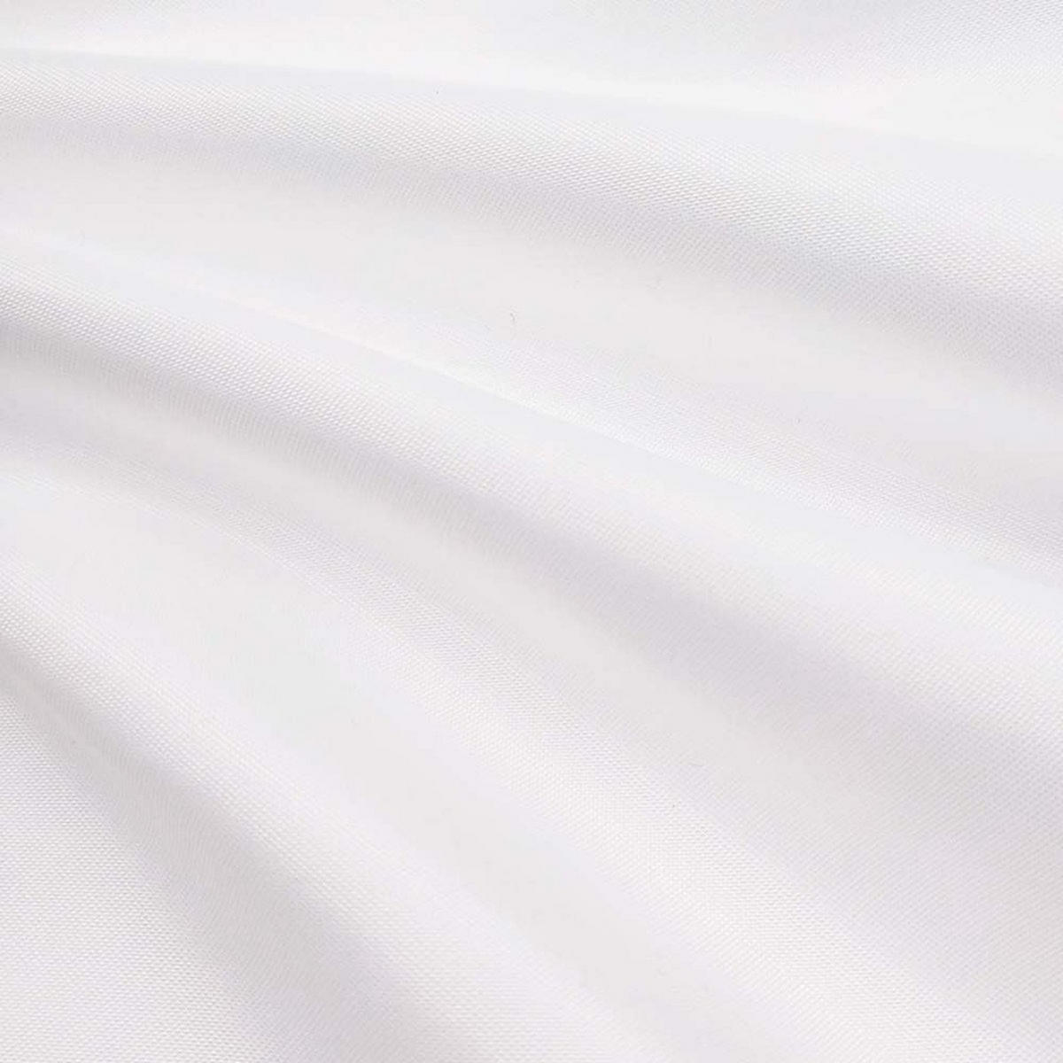 DUSCHVORHANG Weiß Polyester 150 x 180 cm schimmelresistent wasserdicht Ringe - Weiß, Textil (150/180cm) - MCBOSON