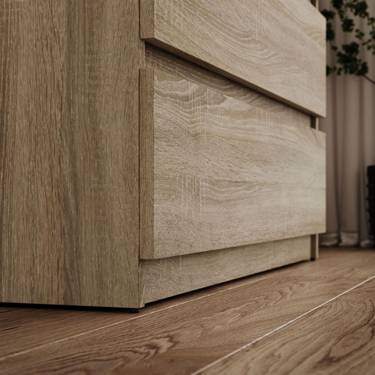 SCHRANK HANA SS-90 Sonoma Eiche - Sonoma Eiche, Holzwerkstoff (90/180/50cm) - Lookway